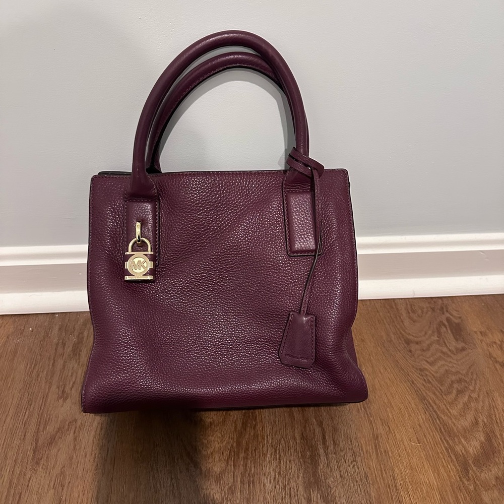 Medium Michael Khors Deep Red Soft Leather Purse